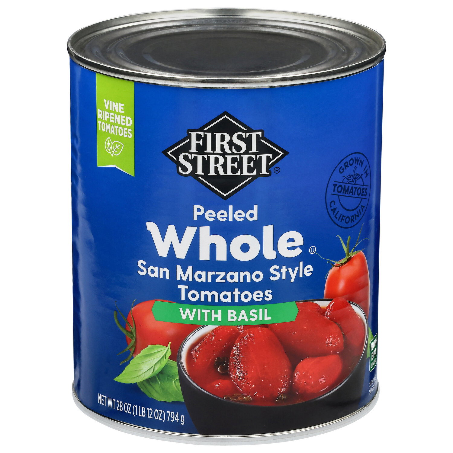 First Street Tomato Strips in Tomato Puree with Basil - Smart & Final