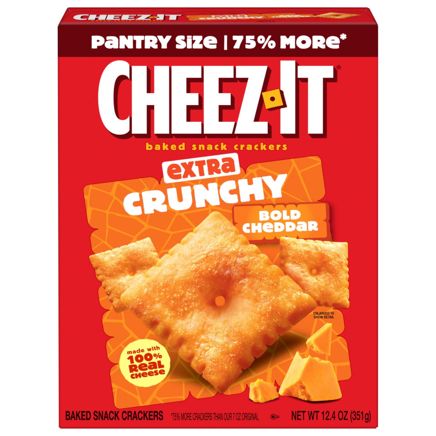 チャッキー Cheez-It Extra Crunchy Bold Cheddar Baked Snack Crackers - Smart
