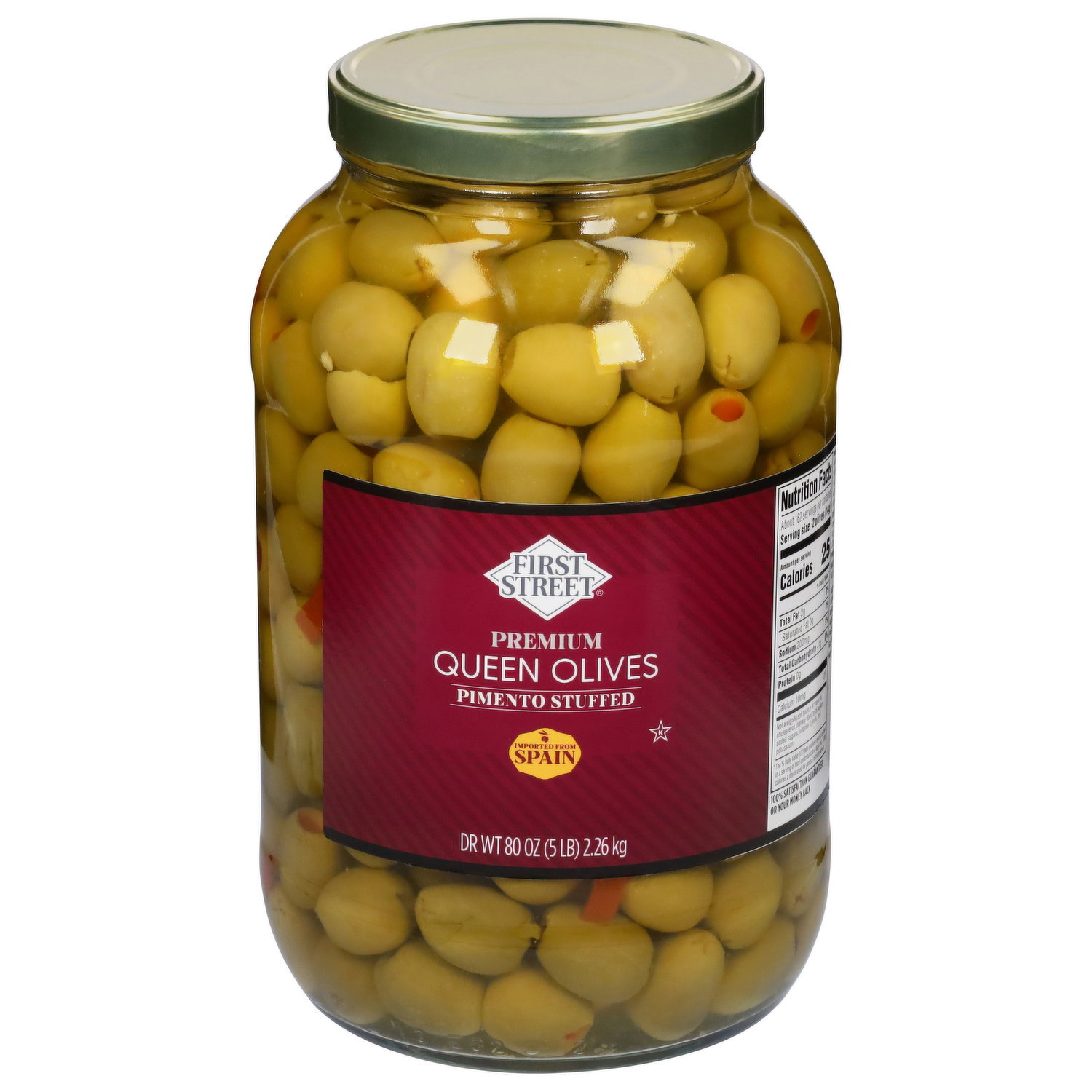 First Street Queen Olives, Pimento Stuffed, Premium - Smart & Final