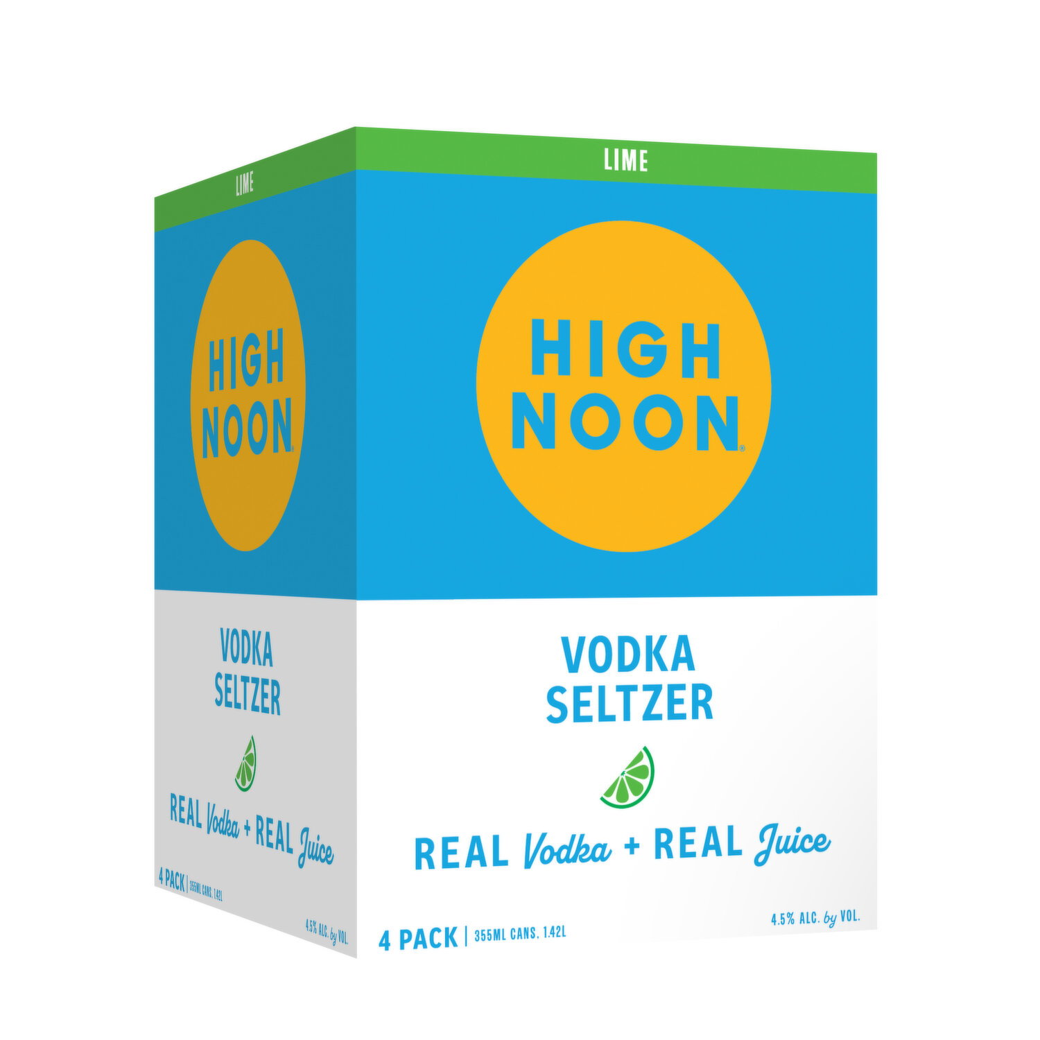 High Noon Peach Vodka Hard Seltzer Can 4 Pack - Smart & Final