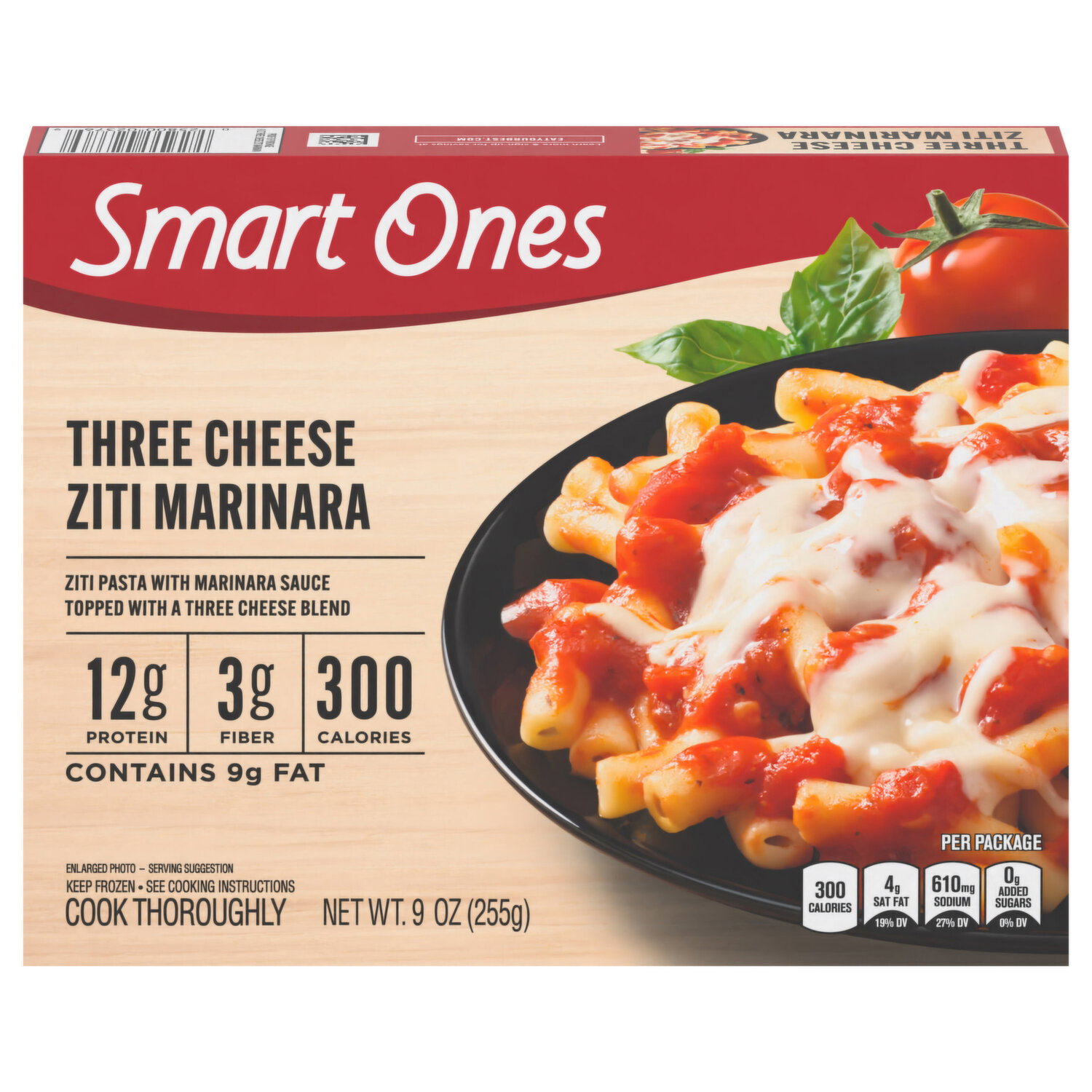 マカロニ  Smart Ones Three Cheese Ziti Marinara - Smart & Final