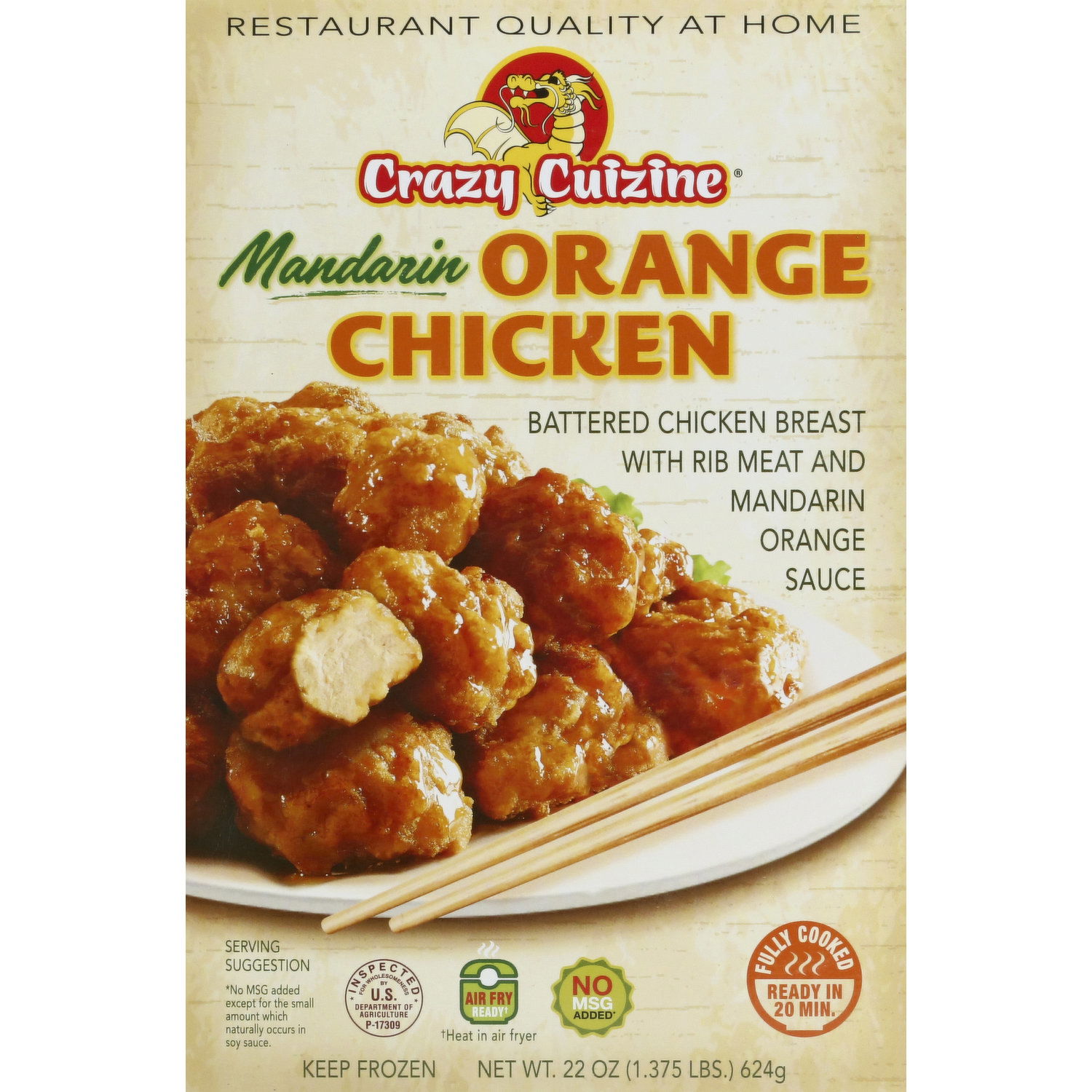 Crazy Cuizine Orange Chicken, Mandarin - Smart & Final