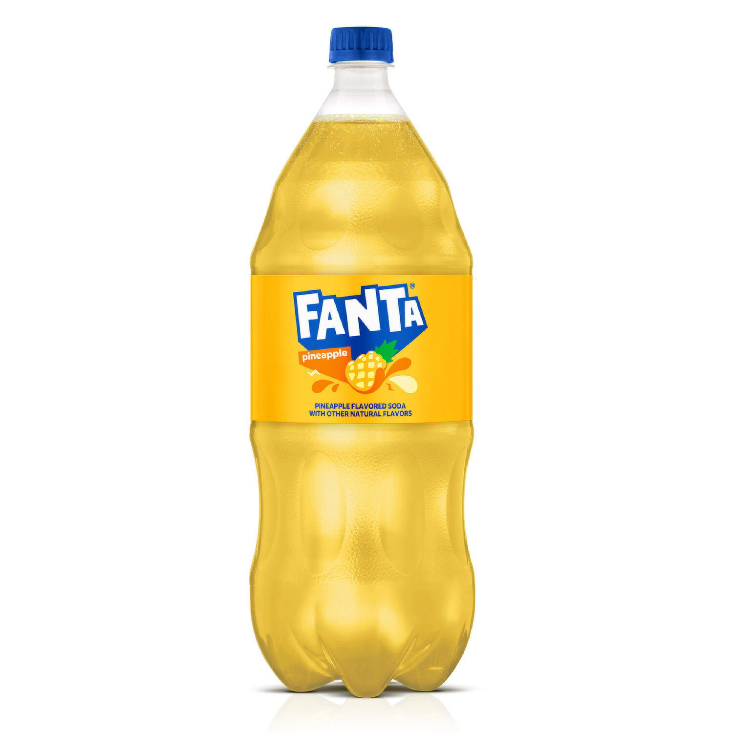 Fanta Pineapple Soda Soft Drink Bottle - Smart & Final