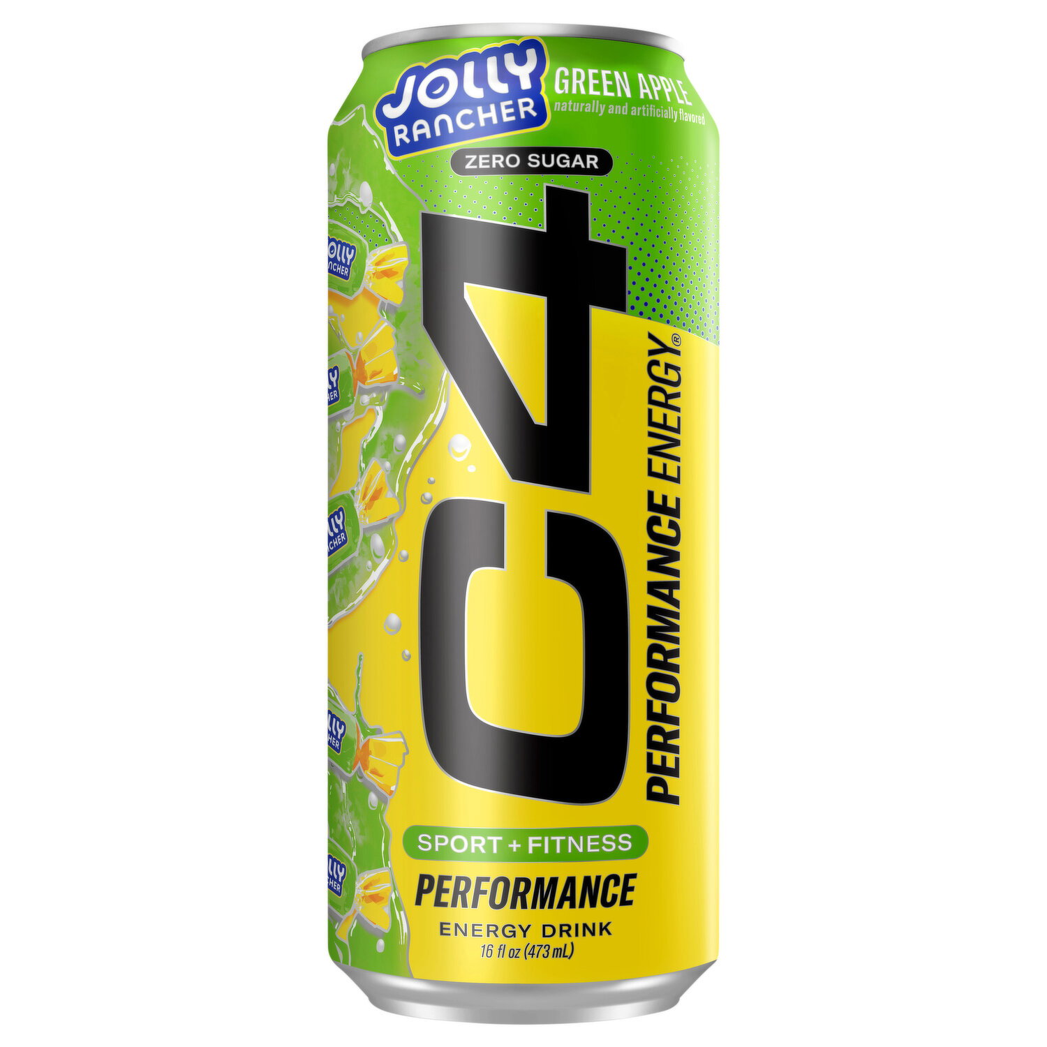 リンゴ C4 Energy Drink, Green Apple, Zero Sugar, Jolly Rancher - Smart