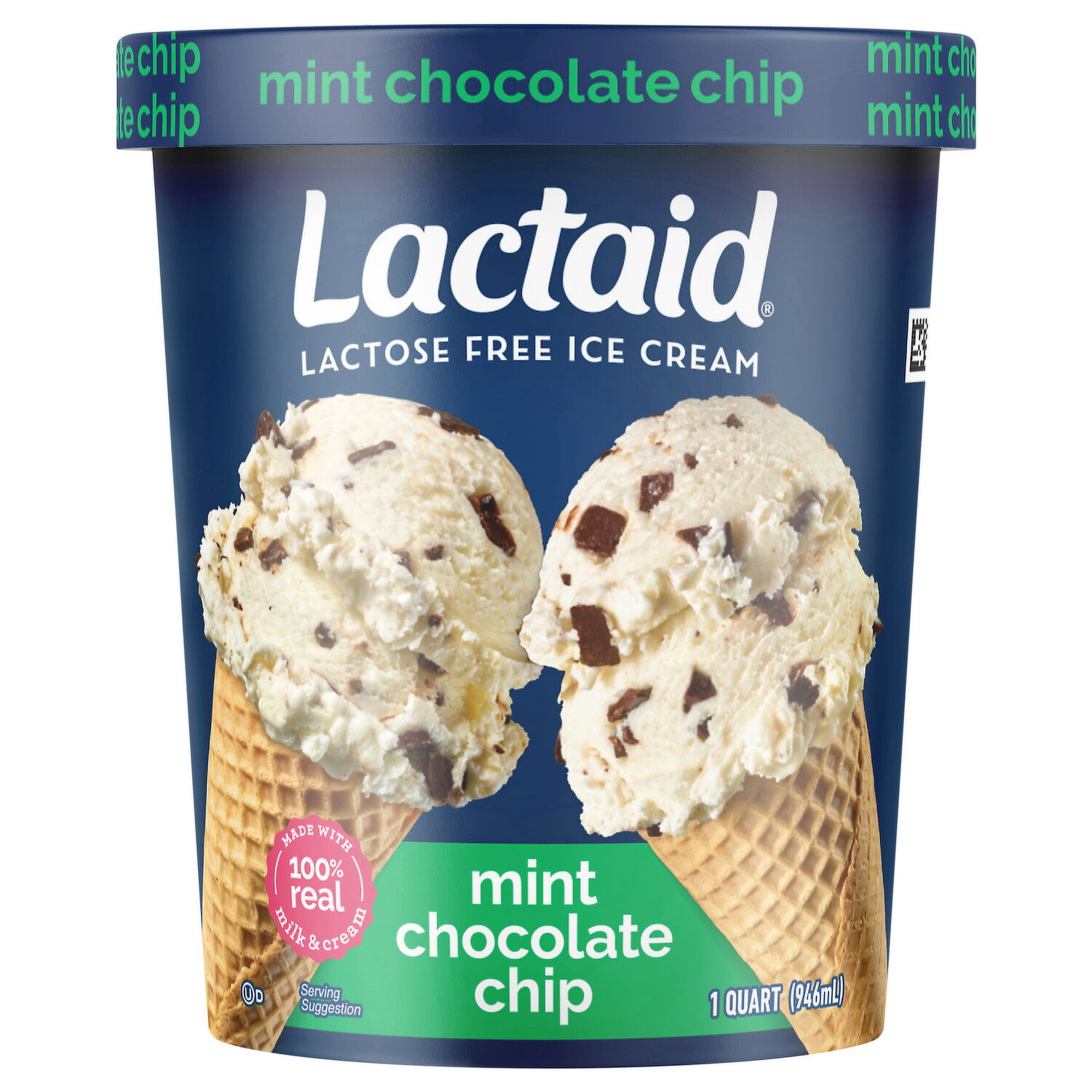Lactaid Lactose Free Mint Chocolate Chip Ice Cream - Smart & Final