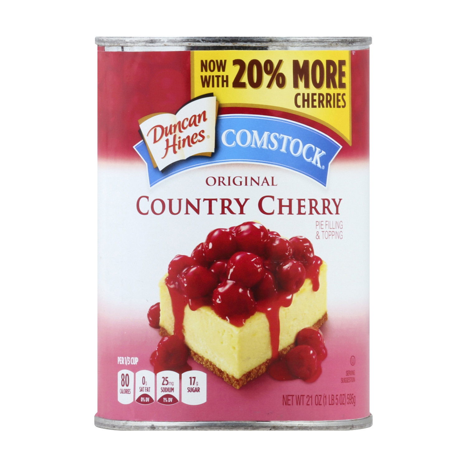 【送料&関税込】Off-White Oeri070 Nashville3407 Cherry - Uni Duncan Hines Pie Filling & Topping, Original Country Cherry