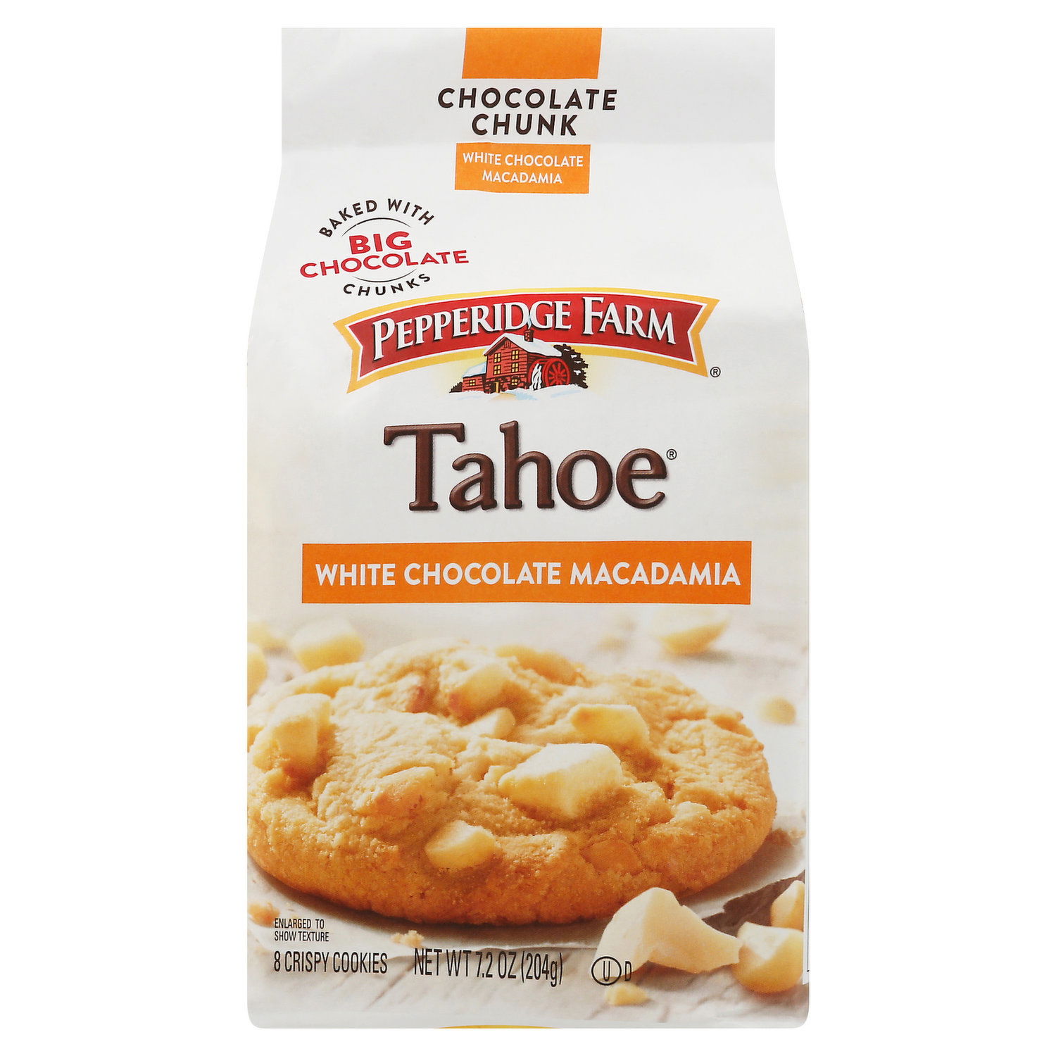 Pepperidge Farm Cookies, Crispy, White Chocolate Macadamia - Smart
