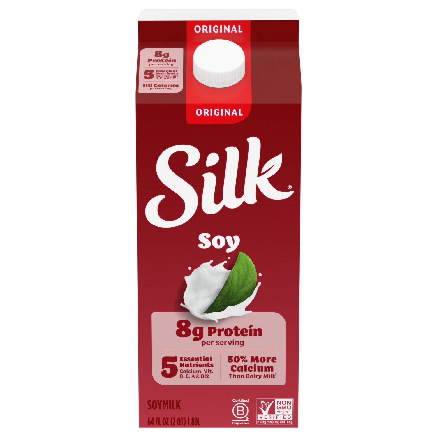 Silk Original Dairy Free Vegan Soy Milk - Smart & Final