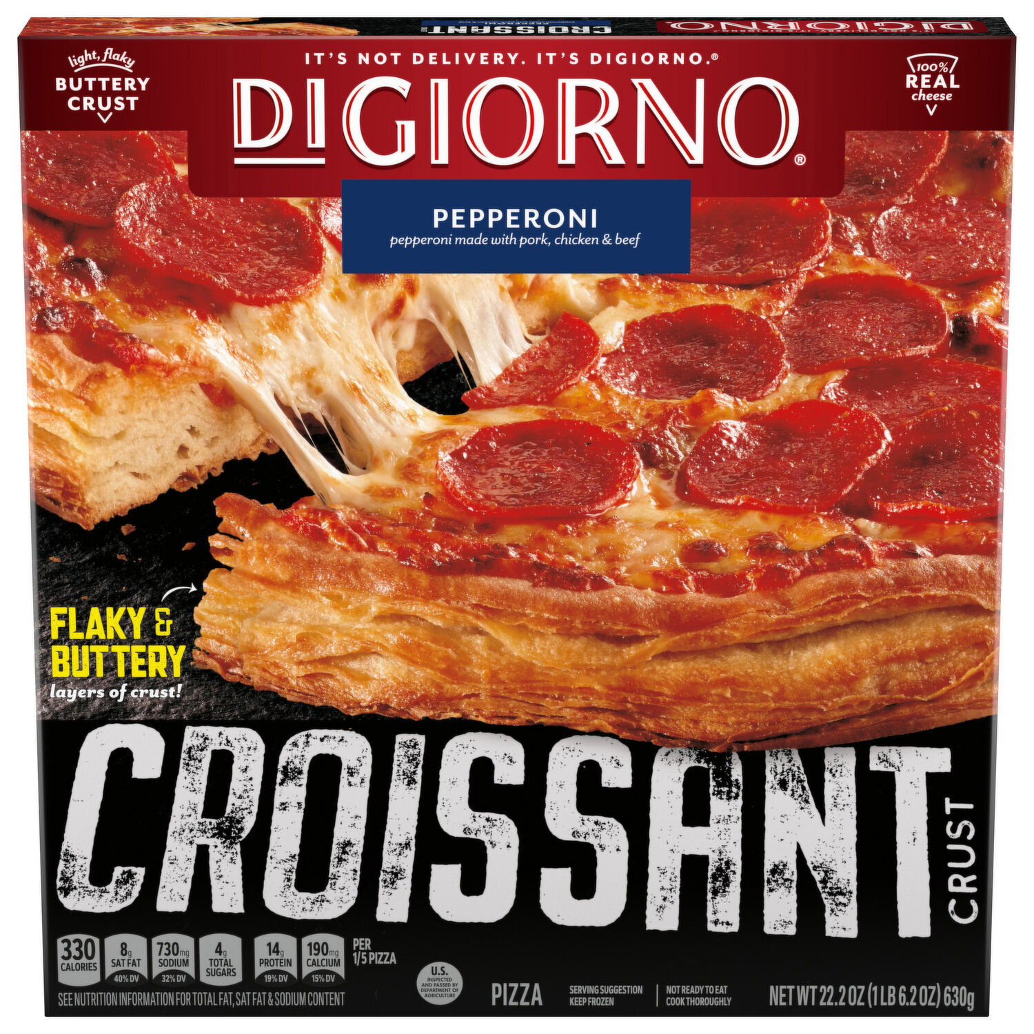 DiGiorno Pizza, Croissant Crust, Three Meat - Smart & Final