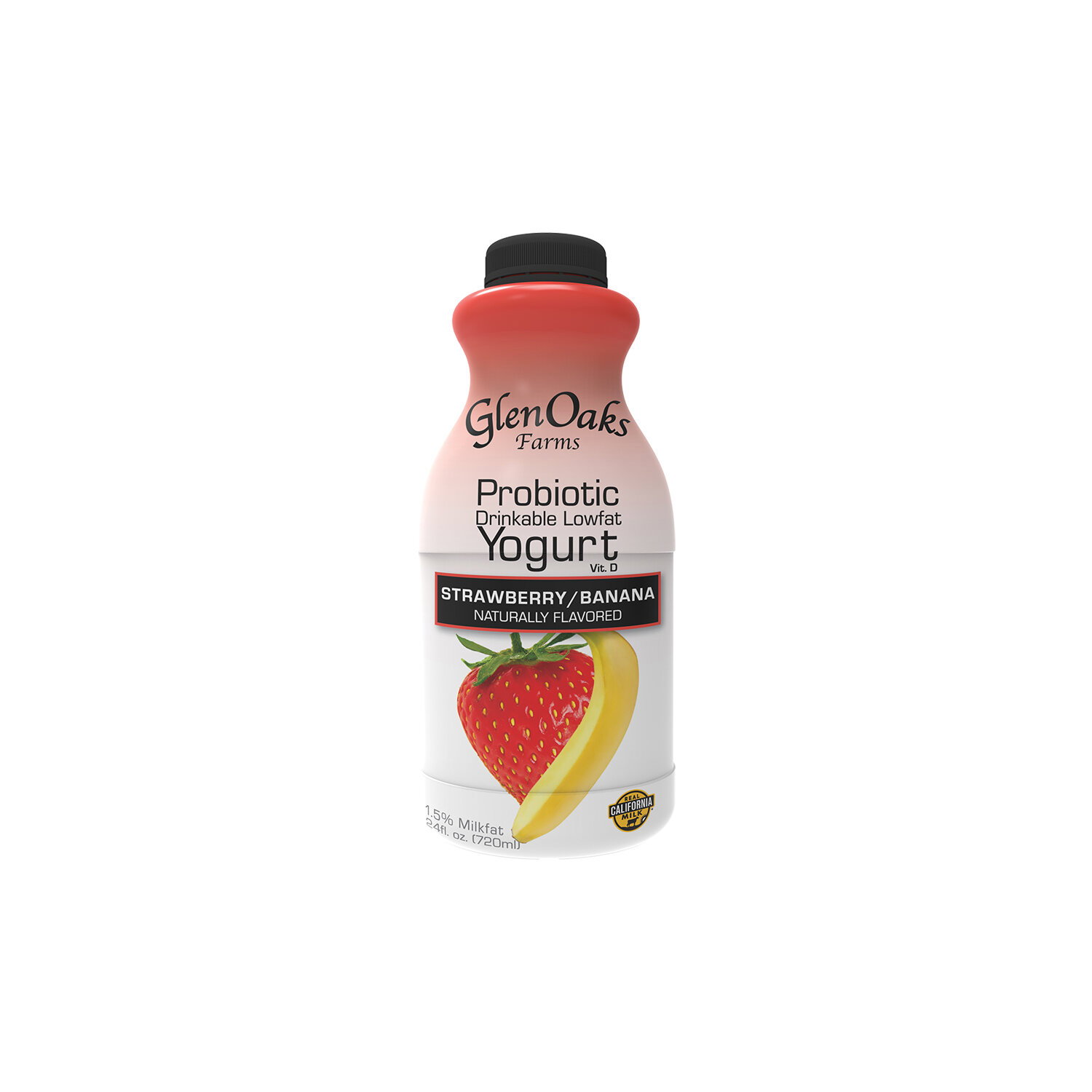 Glenoaks Drinkable Yogurt Strawberry Banana - Smart & Final