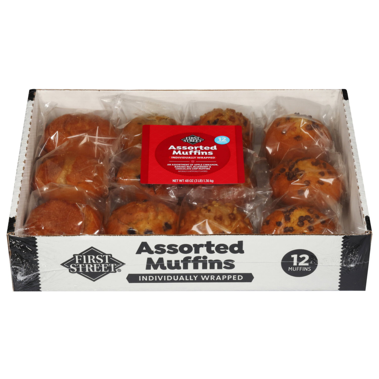 First Street Muffins, Assorted - Smart & Final