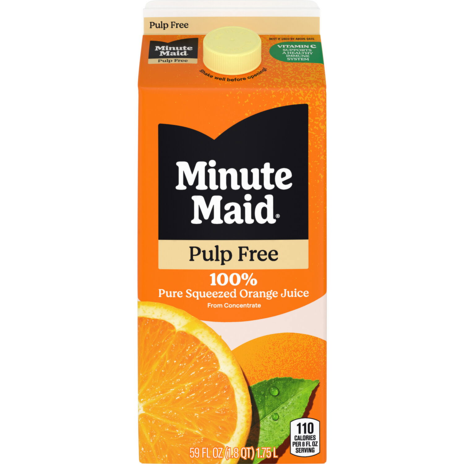Minute Maid Orange Juice, Original, Pure Squeezed - Smart