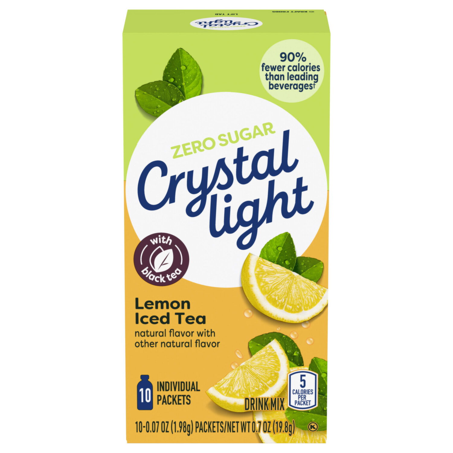 Crystal Light Zero Sugar Lemon Iced Tea Drink Mix - Smart & Final