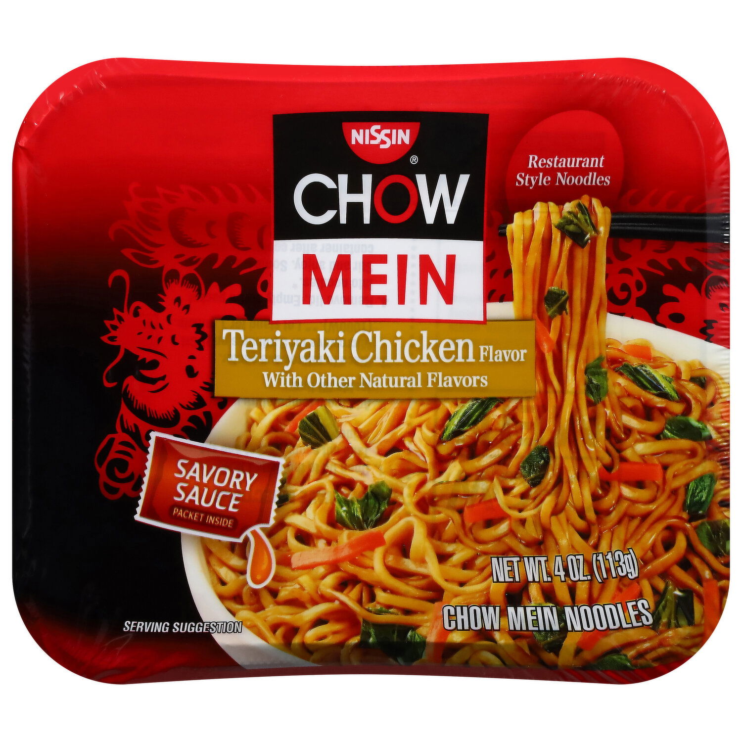 Nissin Chow Mein Noodles, Teriyaki Chicken Flavor - Smart & Final
