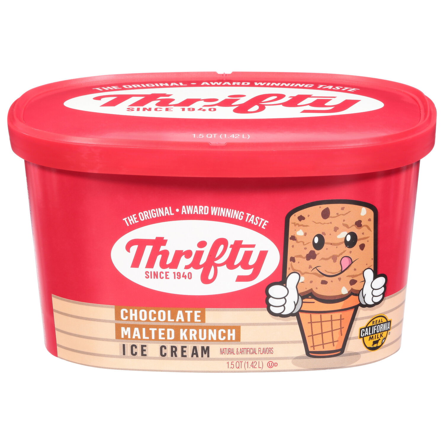 Thrifty Ice Cream, Chocolate Malted Krunch - Smart & Final