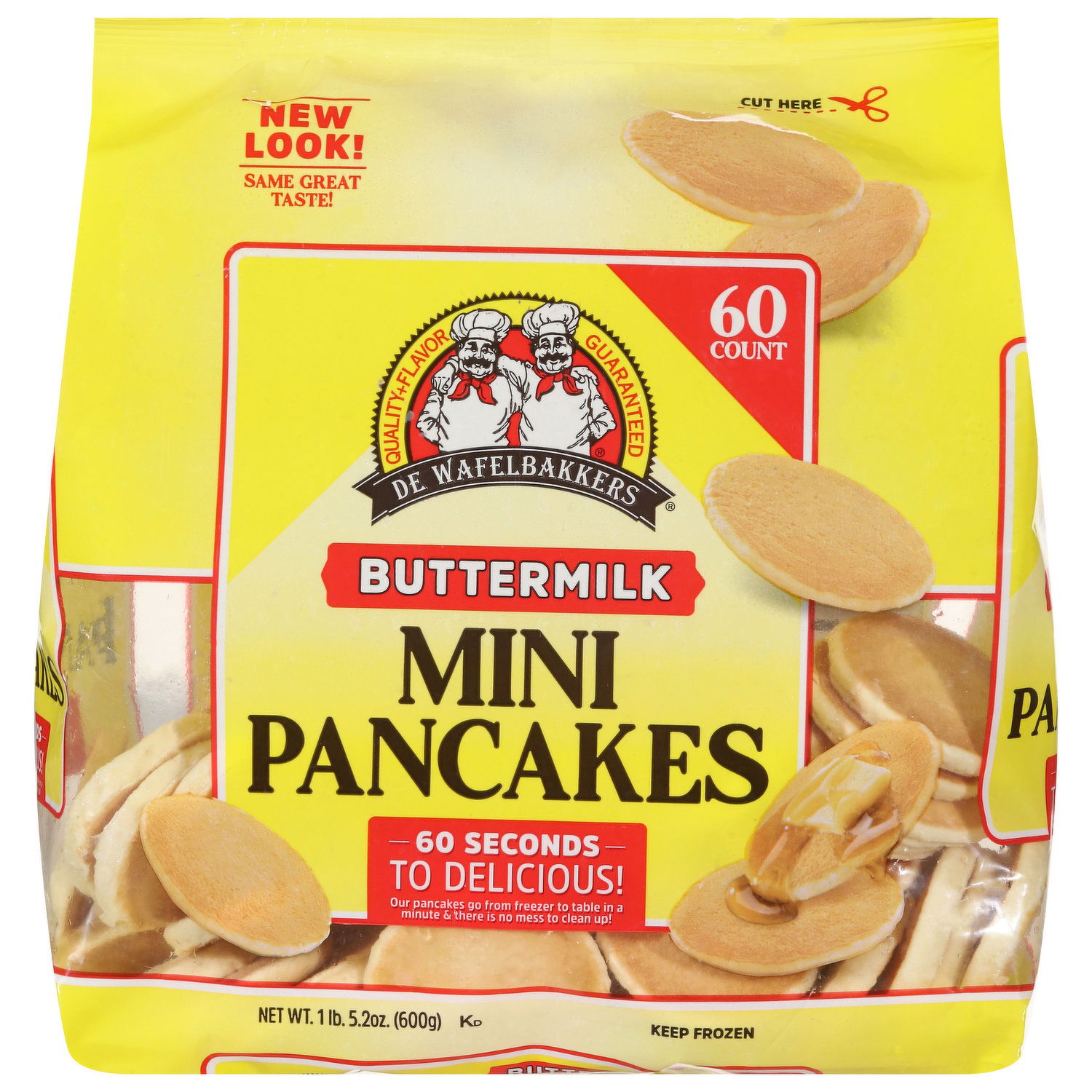 De Wafelbakkers Pancakes, Buttermilk, Mini - Smart & Final