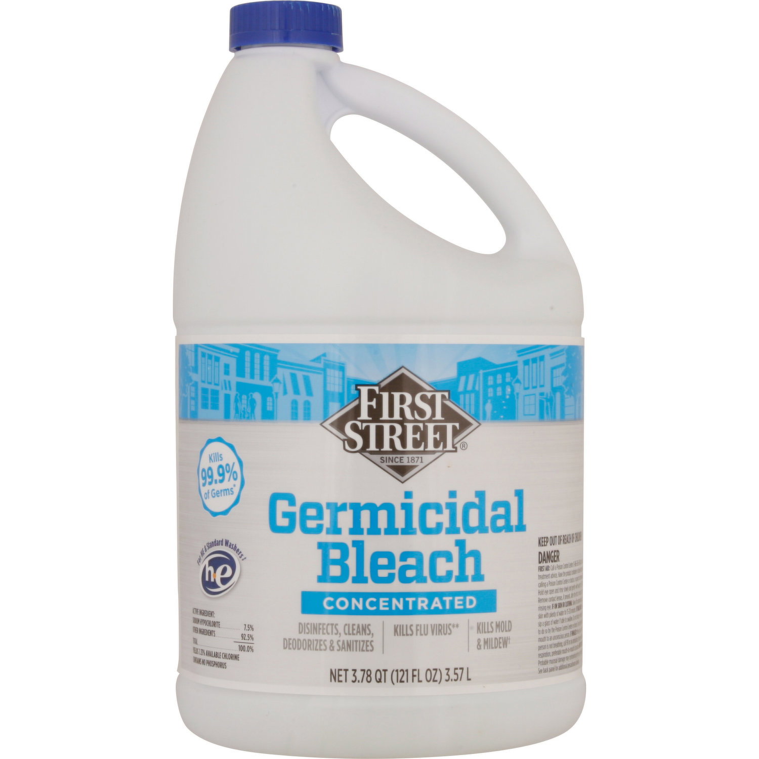 First Street Bleach, Germicidal, Concentrated - Smart & Final
