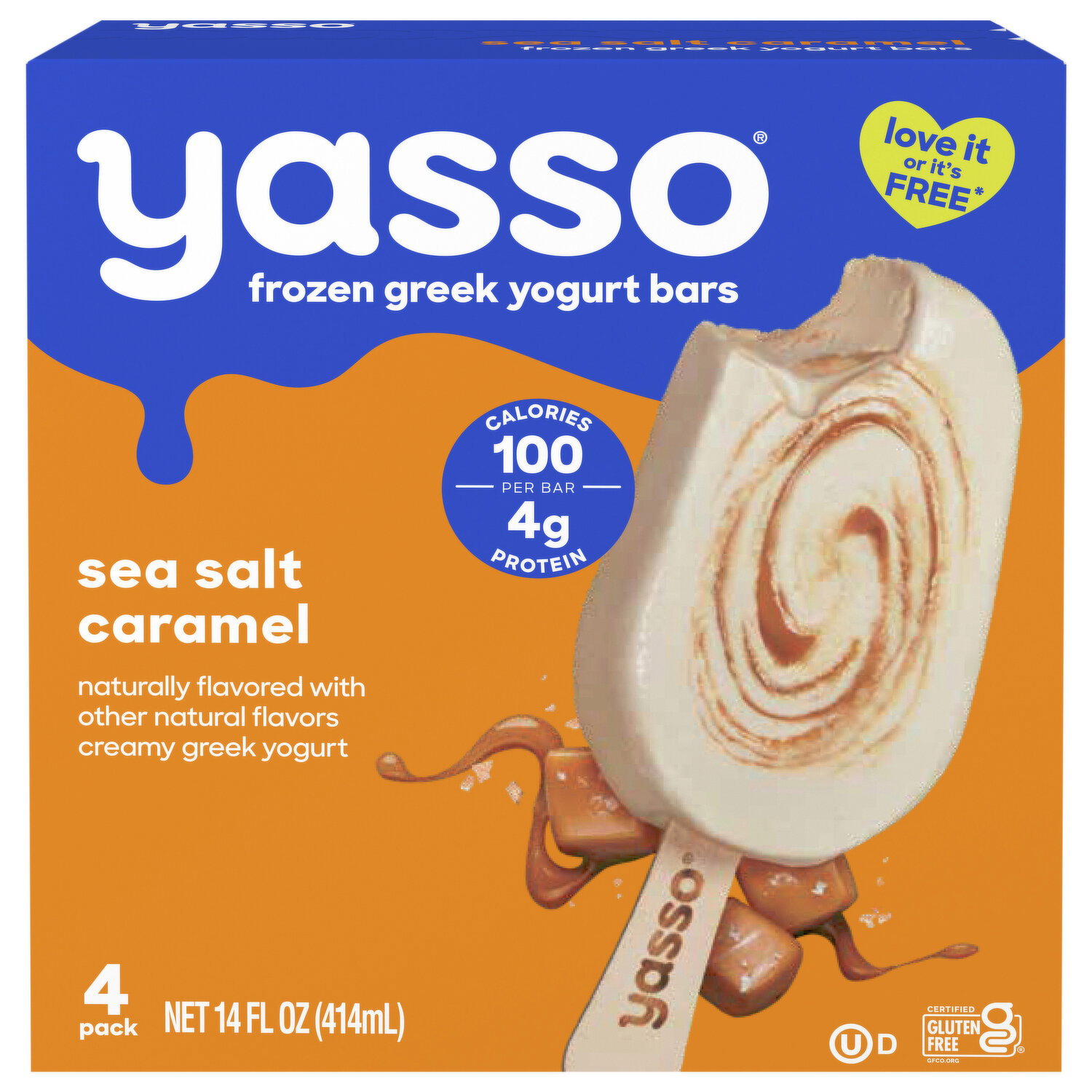 yassan_1004  Yasso Greek Sea Salt Caramel Yogurt Bars - Smart & Final