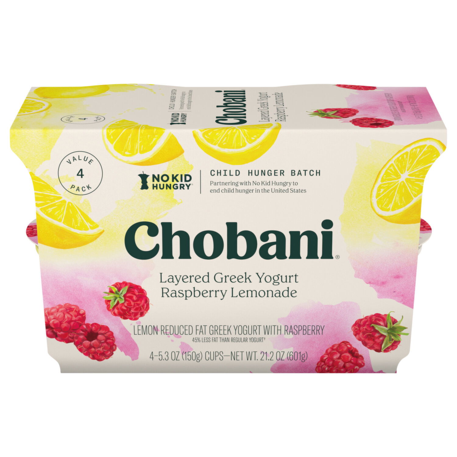 Chobani Layered Raspberry Lemonade Greek Yogurt - Smart & Final