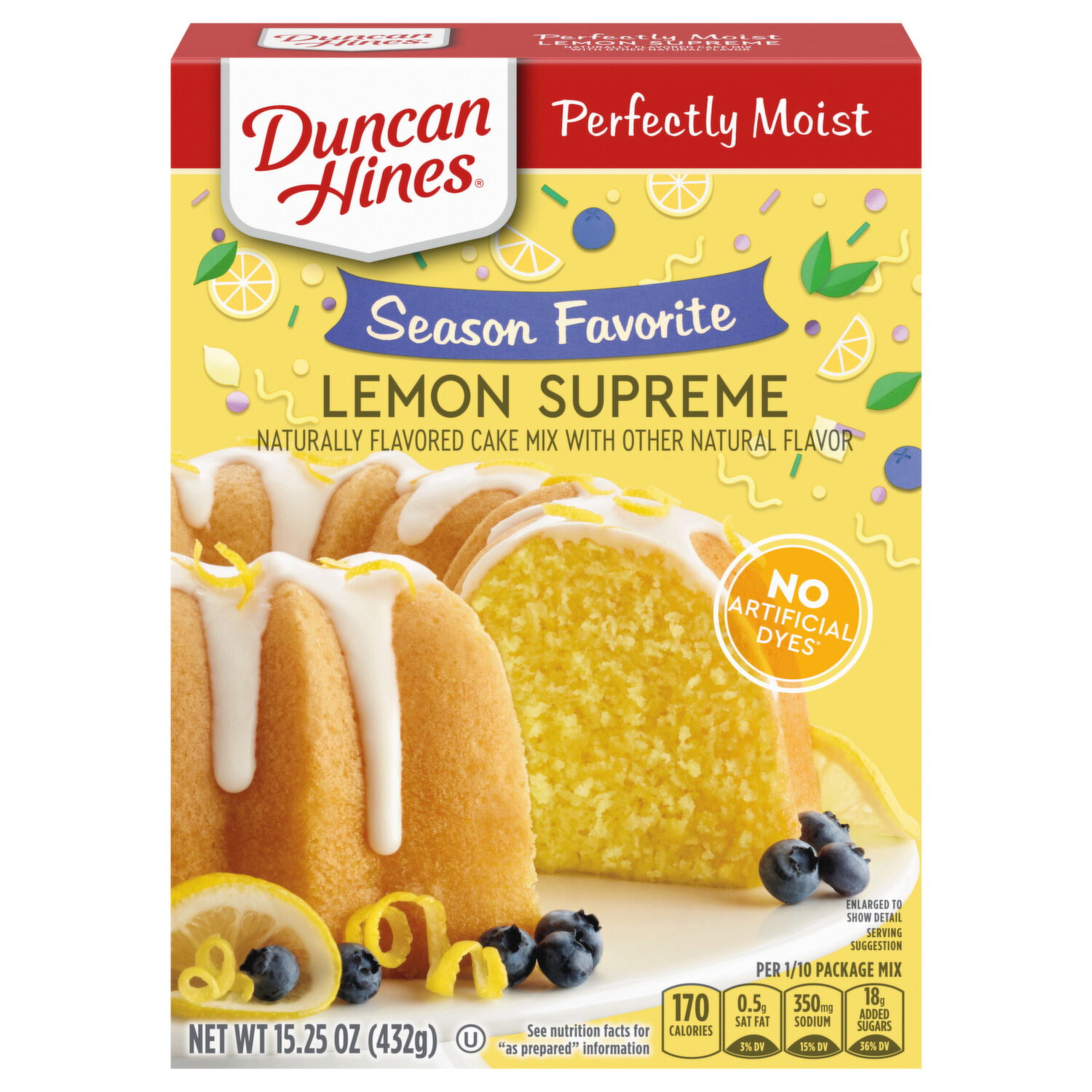 Duncan Hines Season Favorite Lemon Supreme Cake Mix - Smart & Final