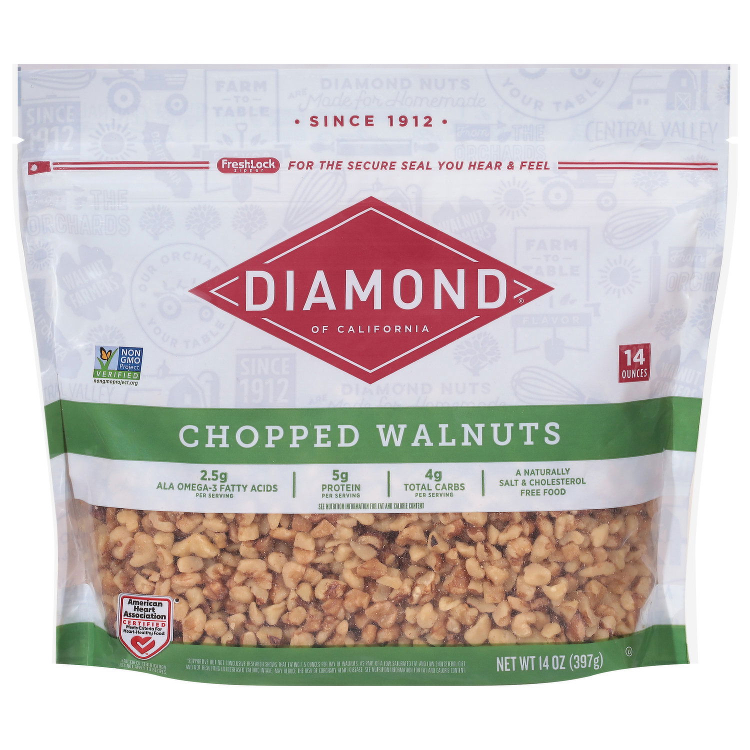 Diamond of California Walnuts, Chopped - Smart & Final