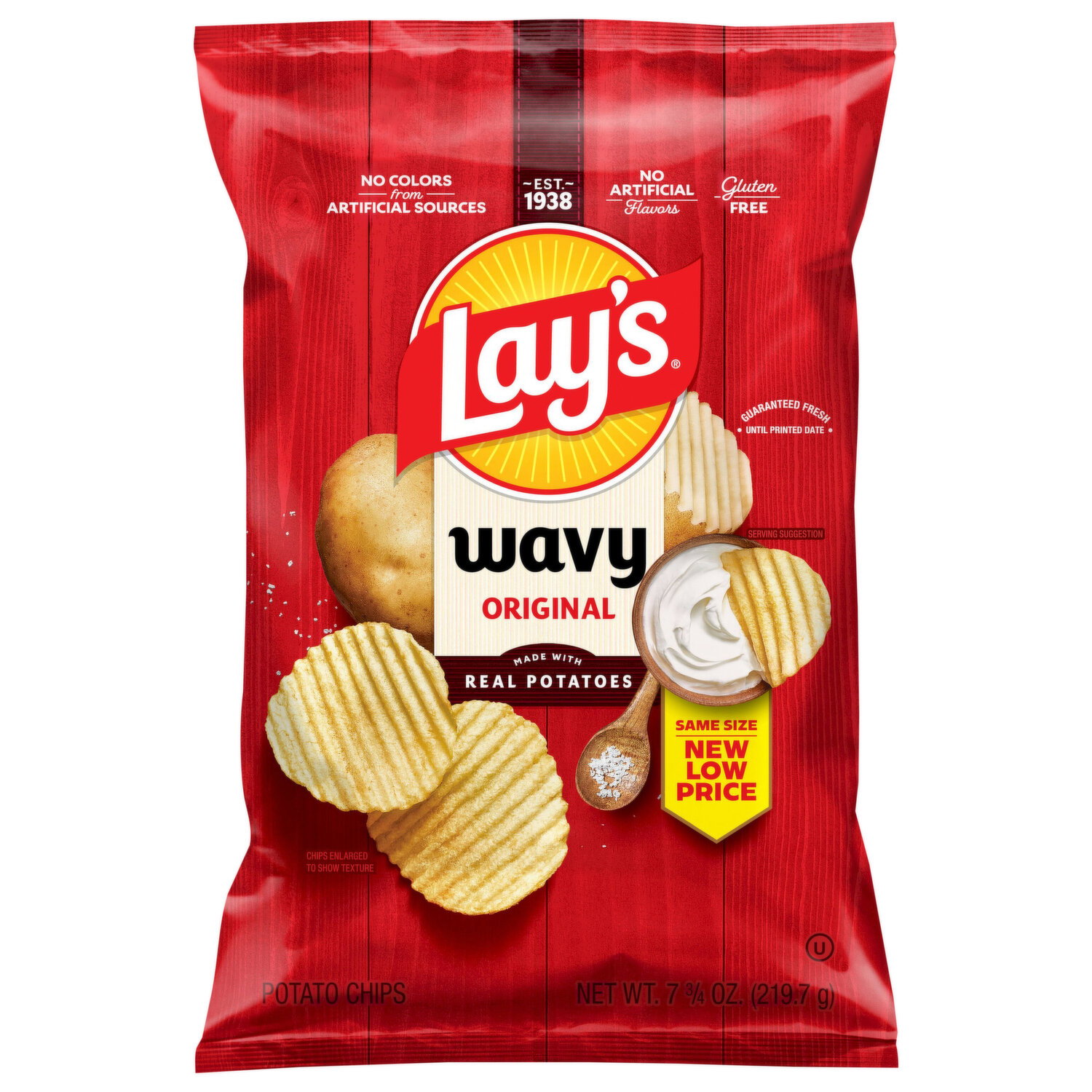 Lay's Wavy Original Potato Chips - Smart & Final