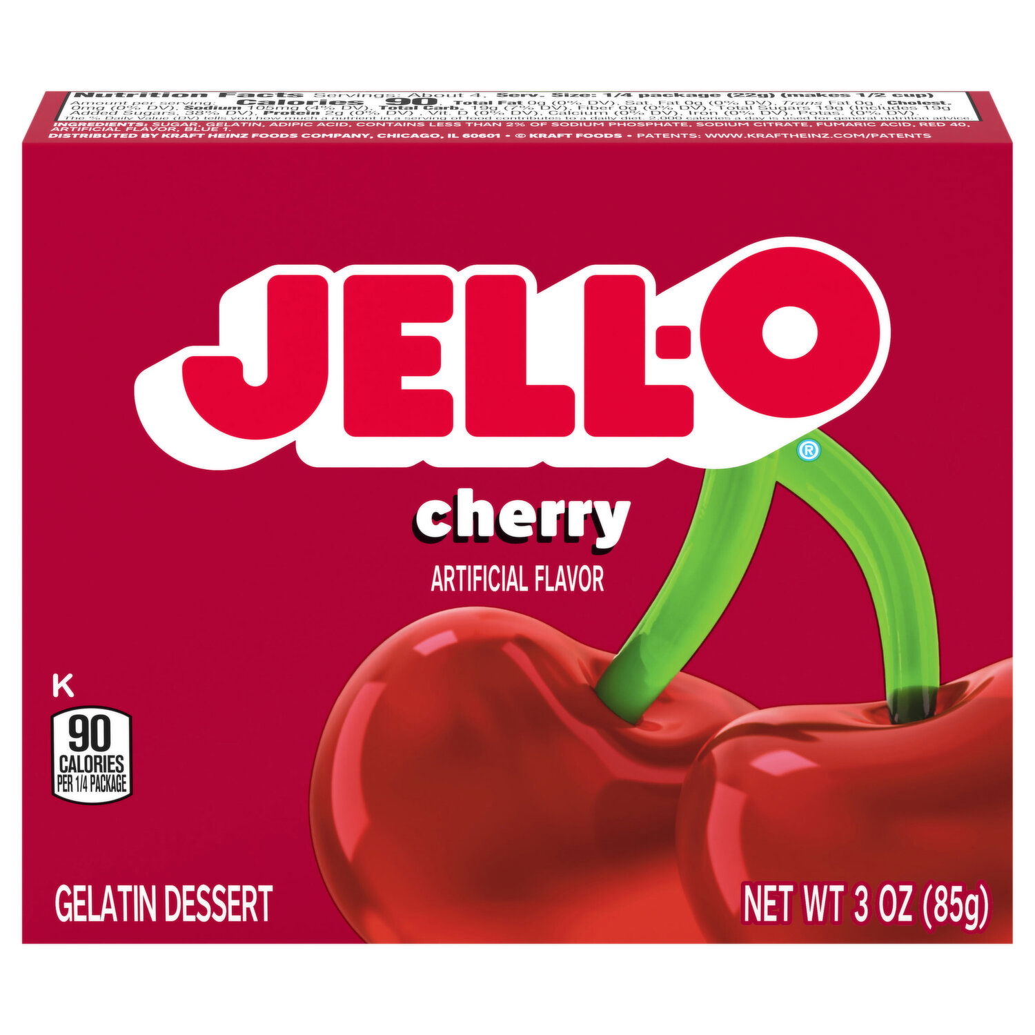 新品 echo & Synchro jelly Jell-O Cherry Gelatin Dessert - Smart & Final