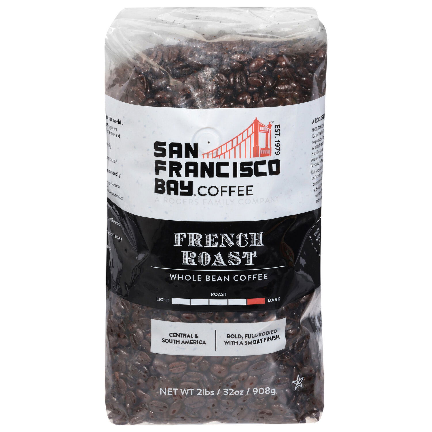 San Francisco Bay Coffee, Whole Bean, Bay Bridge Blend