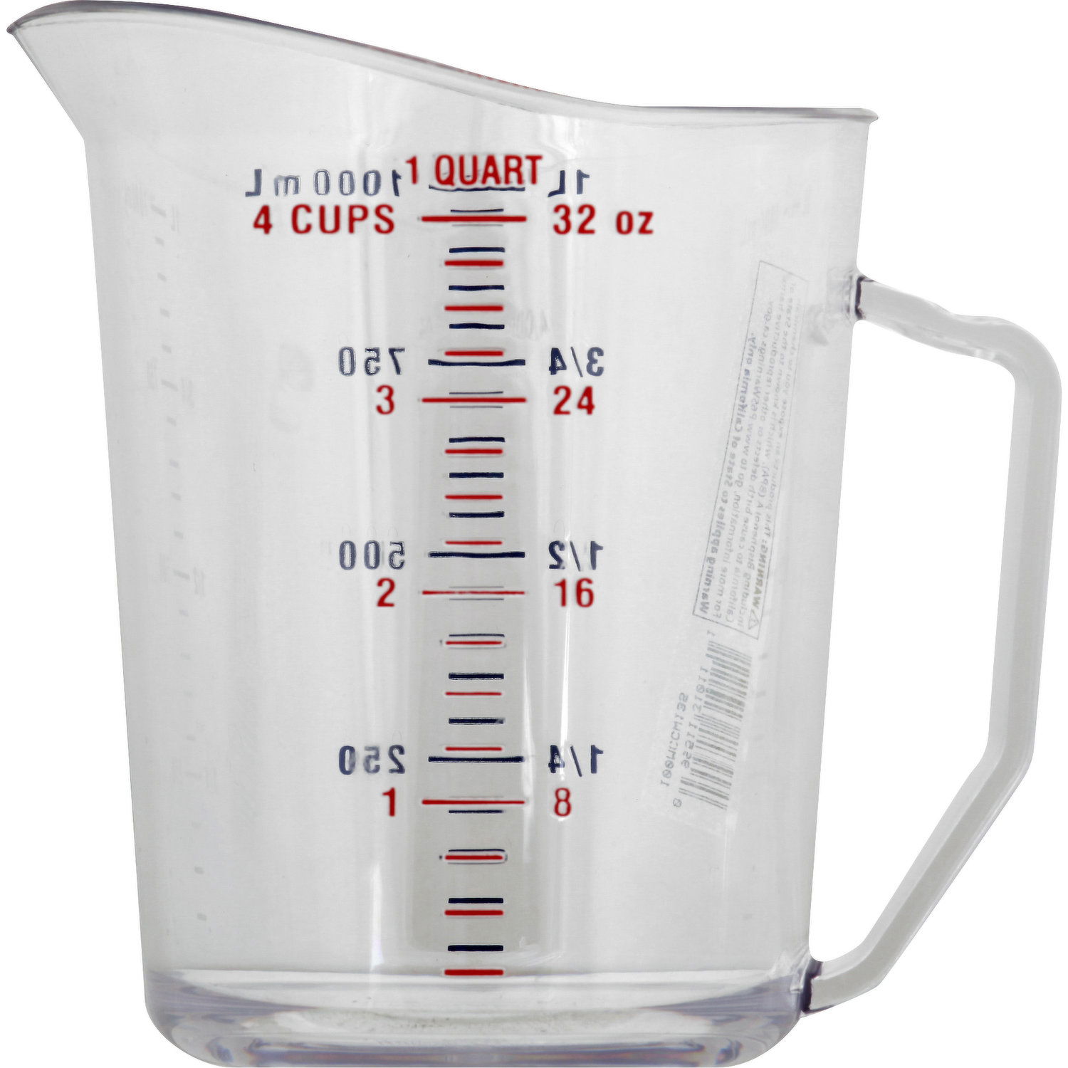 Cambro Measuring Cup, 1 Quart - Smart & Final