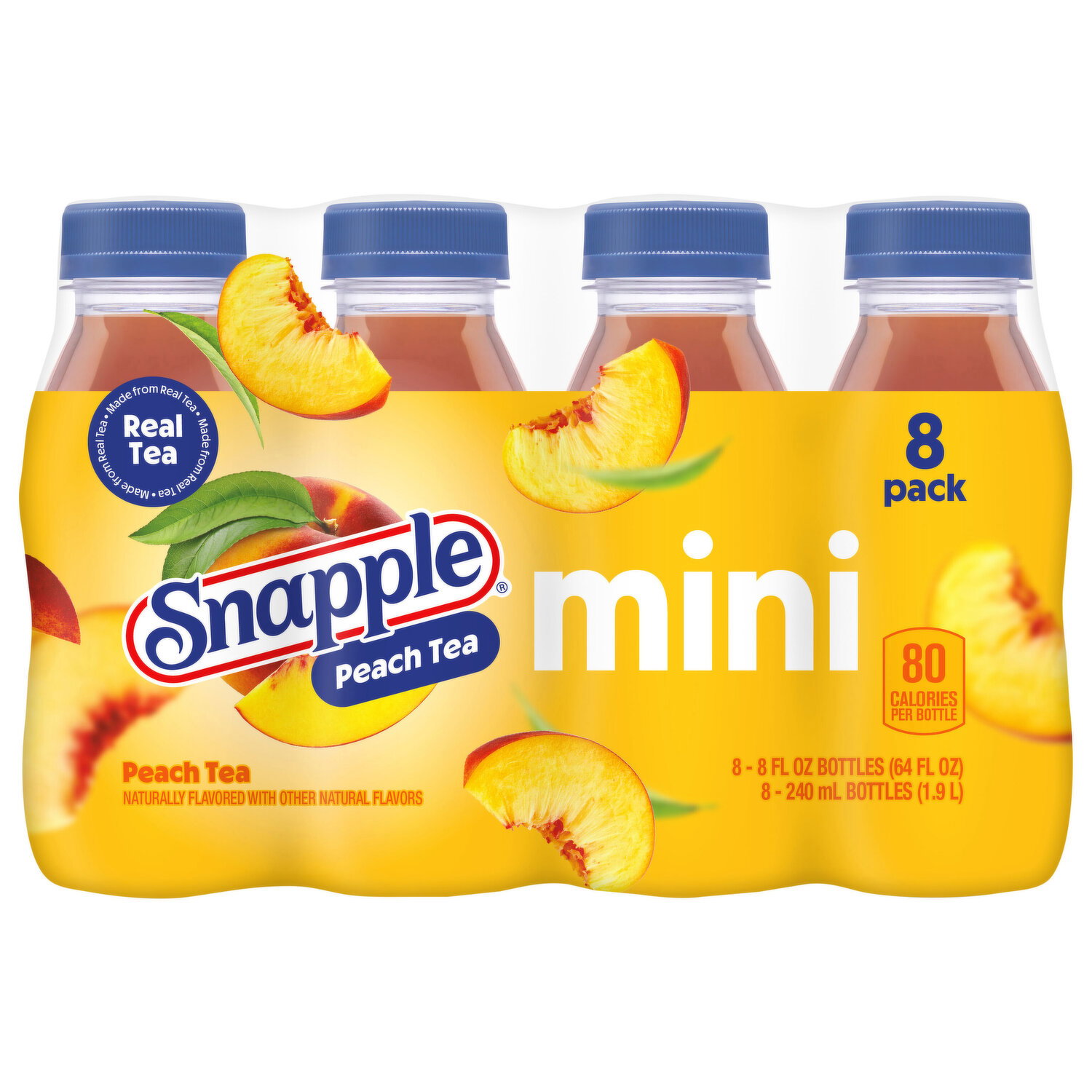 Snapple Peach Mini Tea - Smart & Final