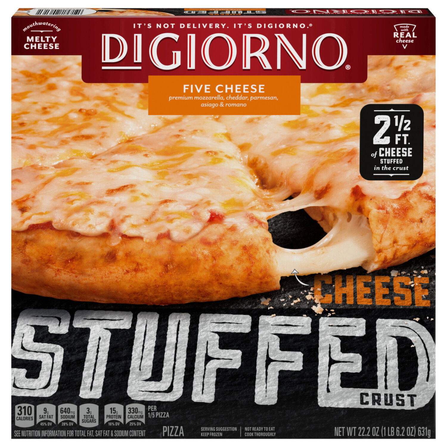 DiGiorno Pizza, Stuffed Crust, Cheese, Supreme - Smart & Final
