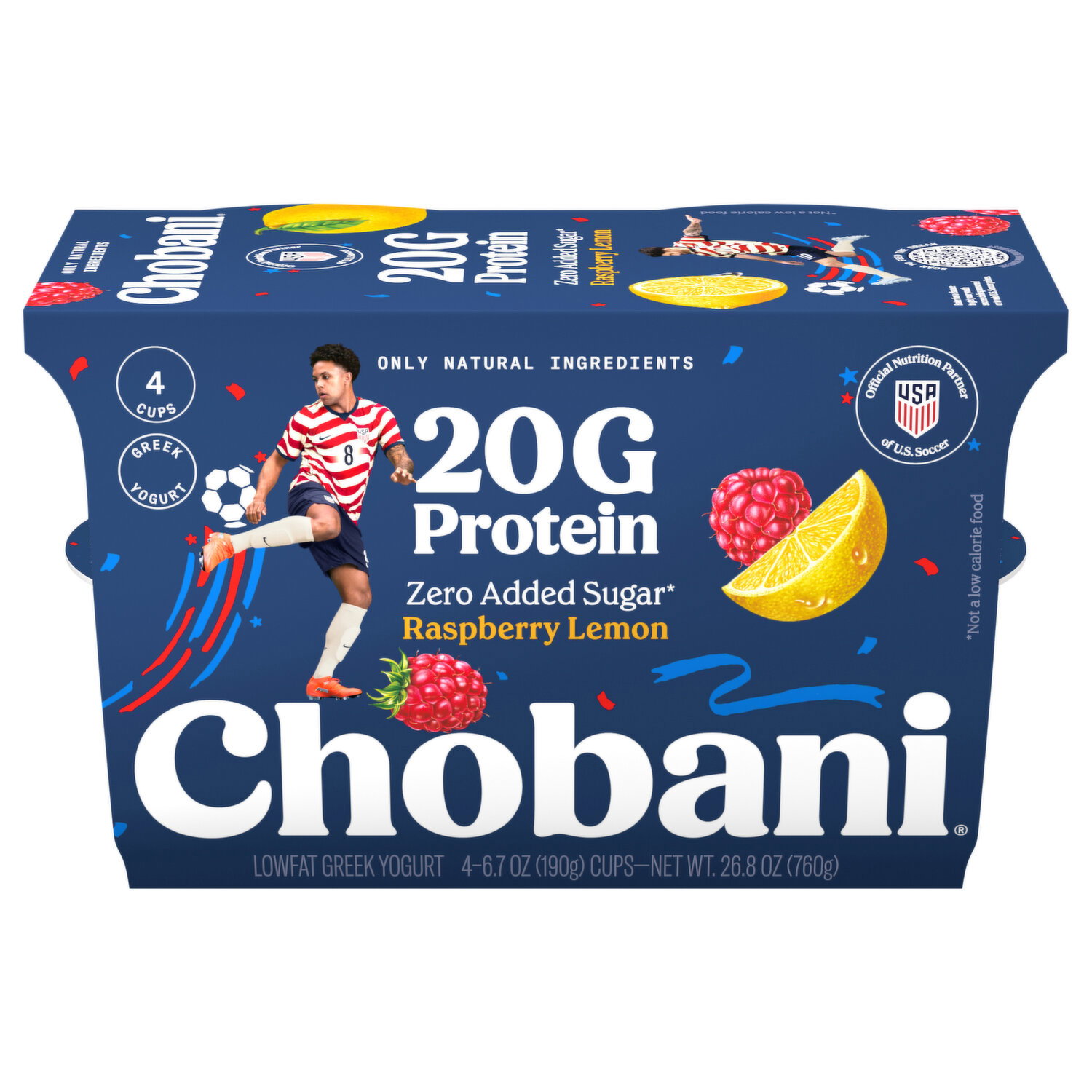 Chobani Lowfat Greek Raspberry Lemon Yogurt - Smart & Final