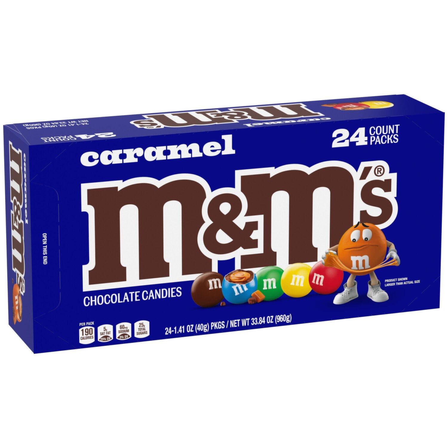 Ｍ＆Ｍ's M&M's Milk Chocolate Original Mini Tubes, 1.08 oz., 24 ct