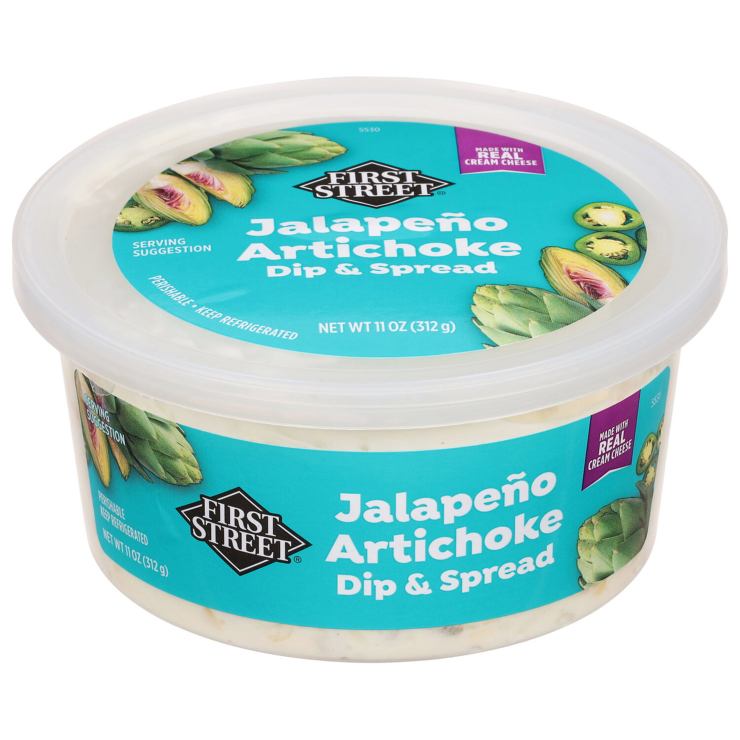 First Street Dip & Spread, Jalapeno Artichoke - Smart & Final