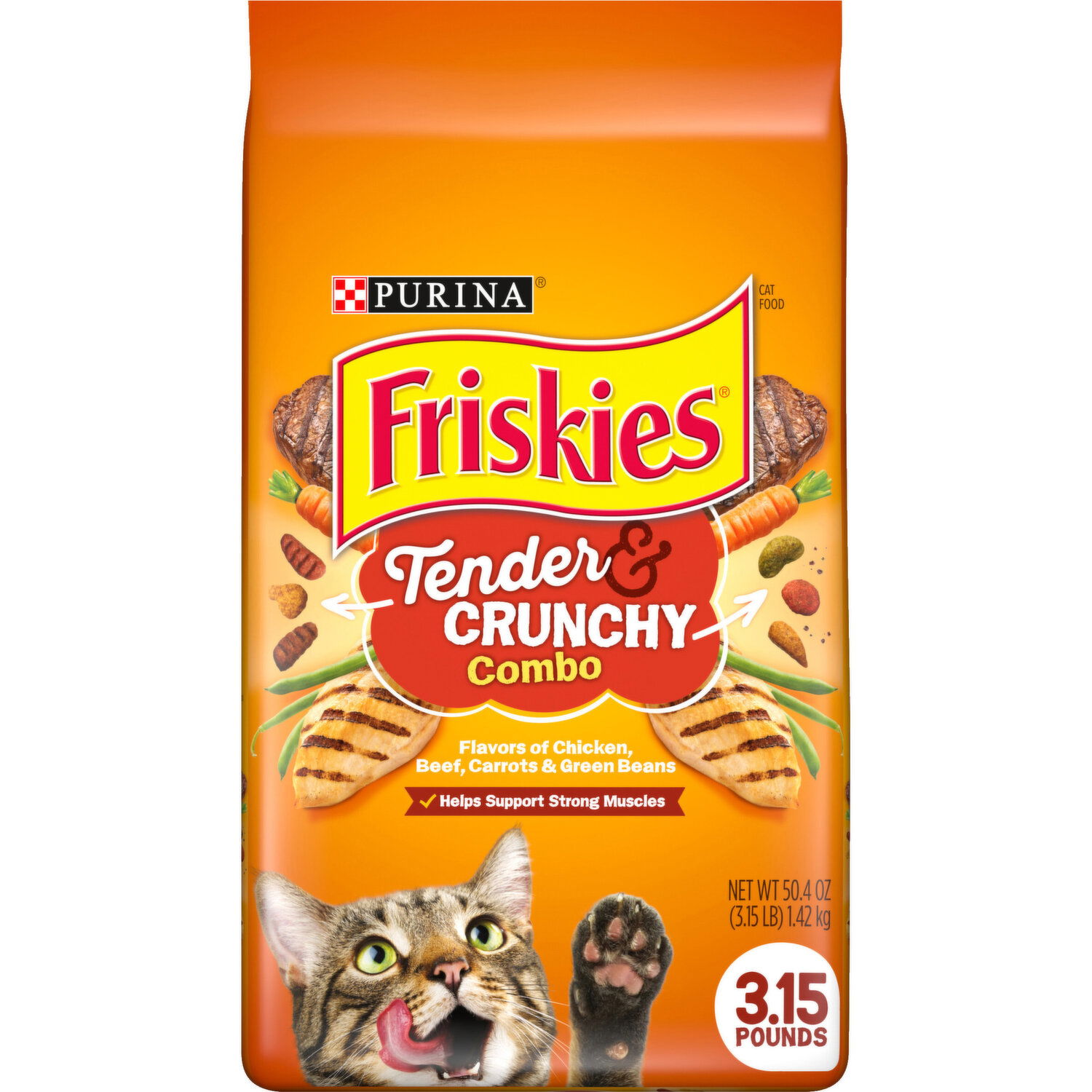 Friskies Purina Friskies Dry Cat Food Tender Crunchy Combo Smart Final