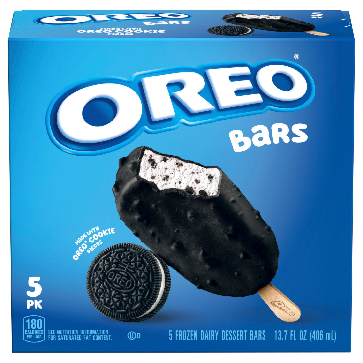 Oreo Frozen Dairy Dessert Bars, 5 Pack - Smart & Final