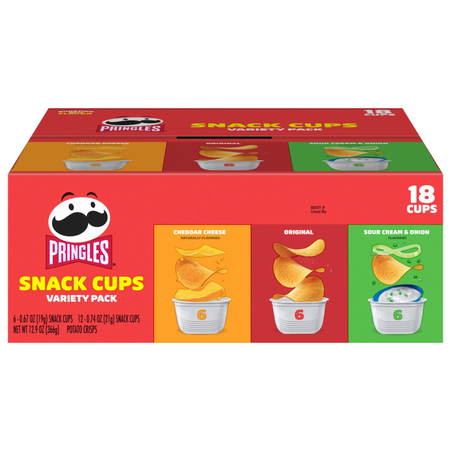 【Robert Pringle & Sons】コンディメントセット Pringles Snack Cups Cheddar Cheese/Original/Sour Cream & Onion