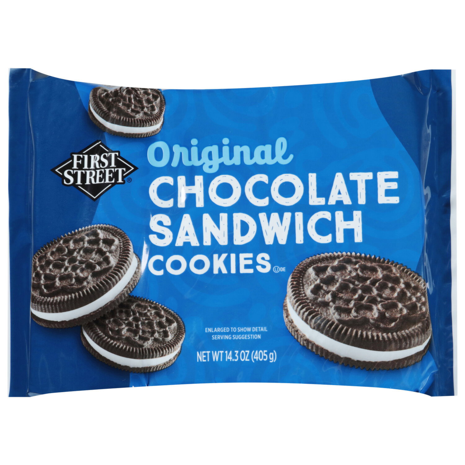 First Street Cookies, Original, Chocolate Sandwich - Smart & Final