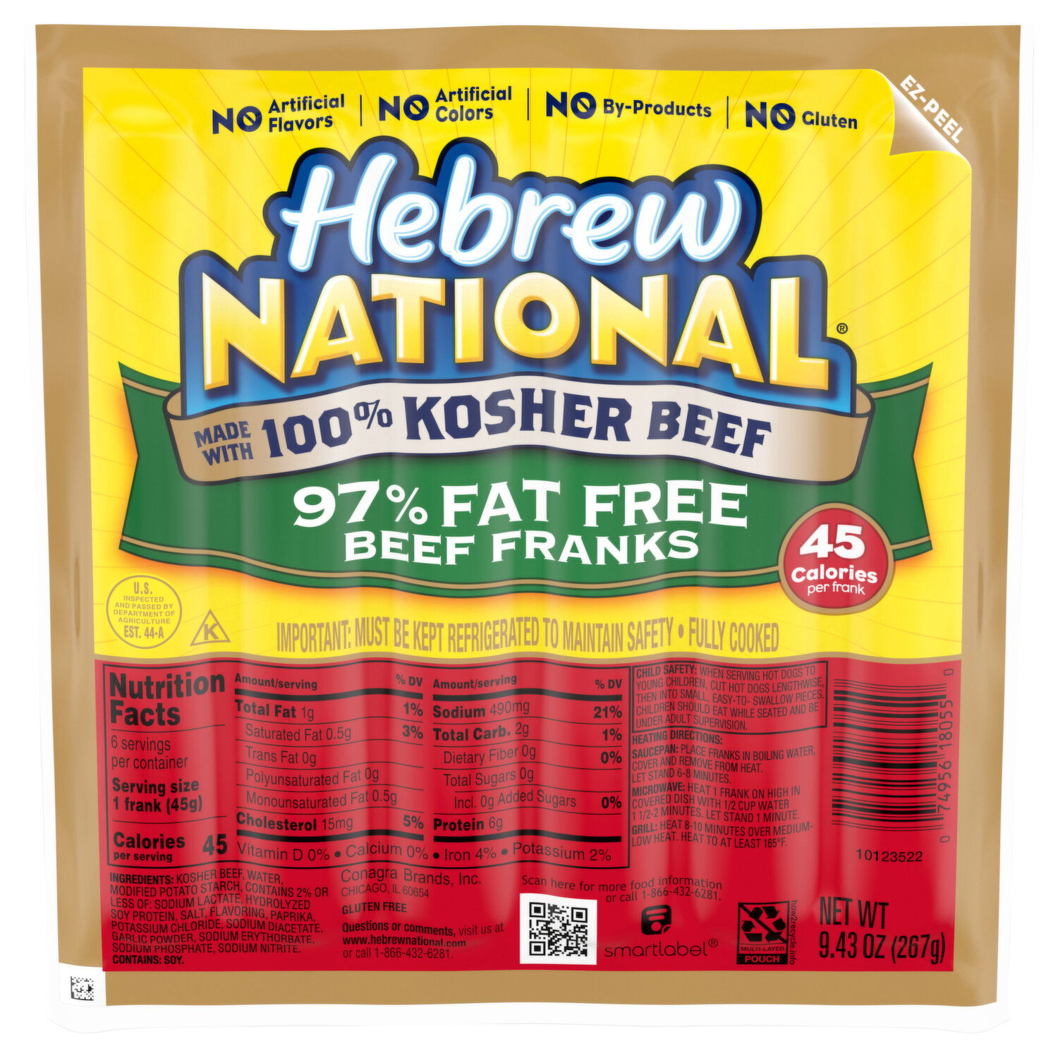 Hebrew National Beef Franks - Smart & Final