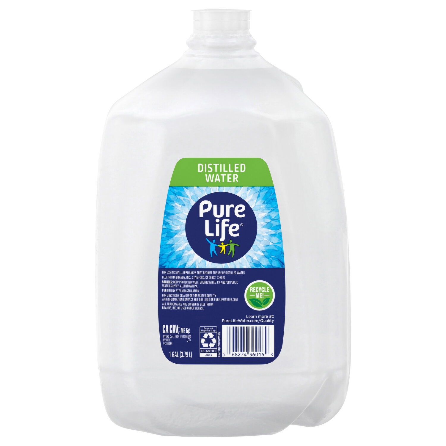Pure Life Distilled Water - Smart & Final