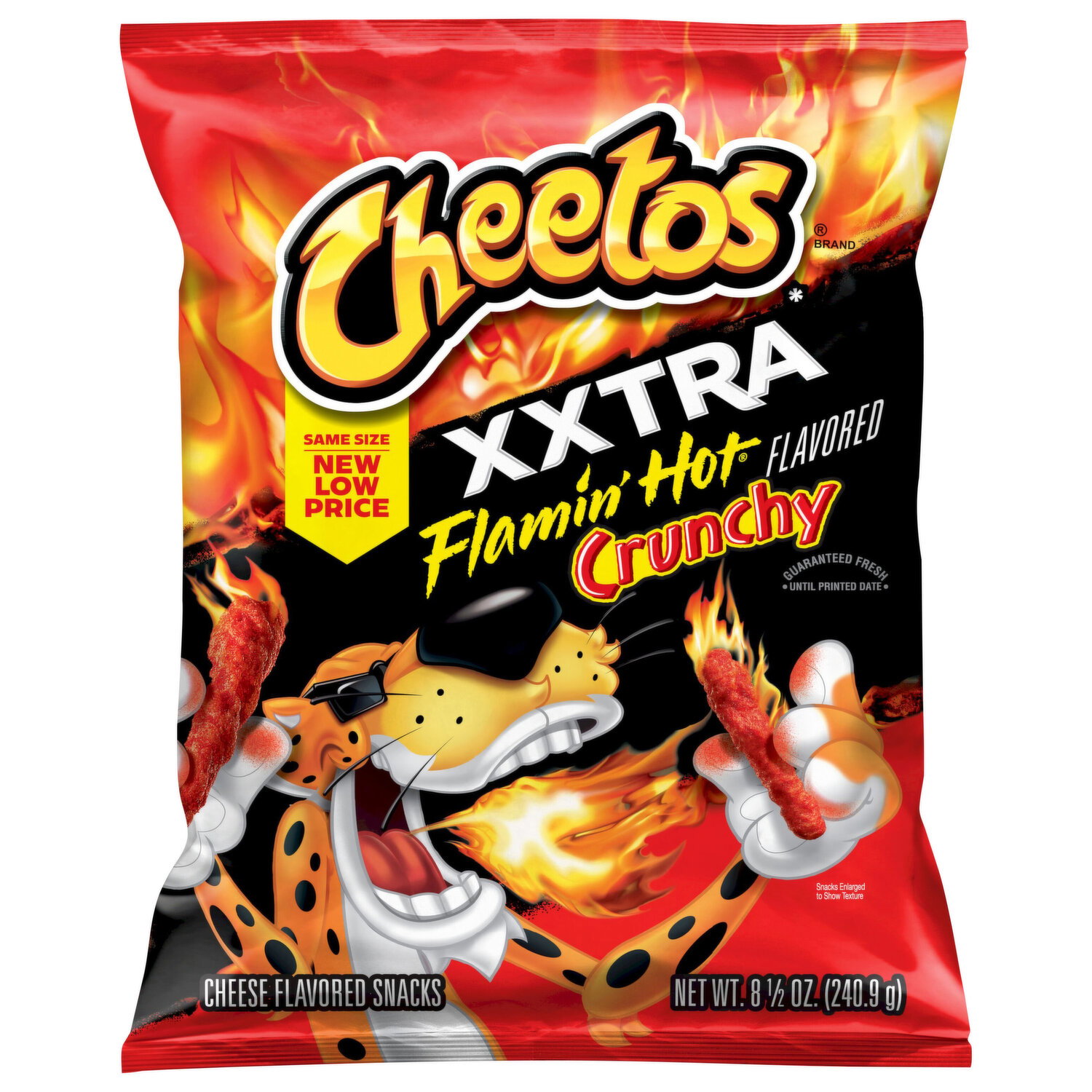 Cheetos Crunchy Cheddar Jalapeno Flavored Cheese Flavored Snacks